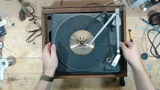 Garrard M50 Turntable Repair - No Auto & Bad Hum