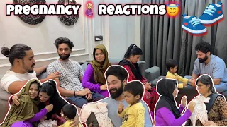 Pregnancy reactions ghar walo ka 😇|| sab ko ladki chahiye 😂|| Haifa & Qashif vlog