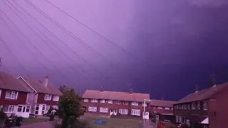 Worst UK thunder , lightning, rain, powercut