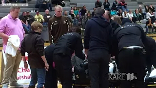 Referee saved on MN basketball court by AED