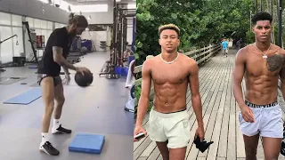 Footballers Strength & Workout Routines 🔥 Ramos, Benzema, Lingard & More!