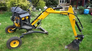 DIY Homemade Mini Excavator 360 Slew