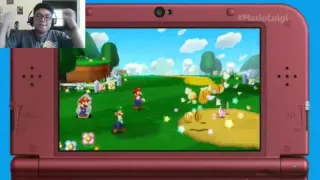 Facecam Live Reactions to Mario & Luigi: Paper Jam! (Nintendo Digital Event @ E3 2015)