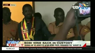 Visibly frail Bobi Wine presented in court alongside co- accused