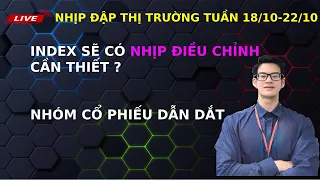 Thị trường tuần 18 - 22/10 : Index liệu có điều chỉnh giảm ? Cơ cấu danh mục hàng mã cp khỏe.