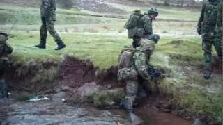 Plt sgt's Course live firing on C range Brecon