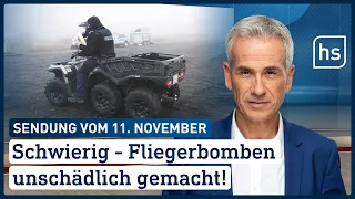 Schwierig - Fliegerbomben unschädlich gemacht | hessenschau vom 11.11.2021