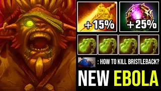 NEW CANCER MID BRISTLEBACK 40% Spell Lifesteal 3s Quill Spray -90% DMG BACK Most Imba Build DotA 2