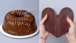 Amazing & Cool Chocolate Cake Decorating Recipe | Wonderful Cake Decorating At Home | Tasty Cake