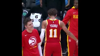 Trae Young ejected for throwing the ball at an official 👀