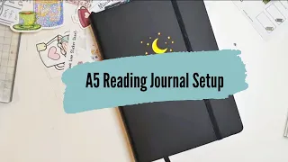 Reading Journal Setup - Using an A5 bullet journal to set up my very first Reading Journal!