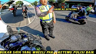 AKHIRNYA NINJA H2 PAROPO DI RAZIA POLISI😱AKIBAT WHEELI"