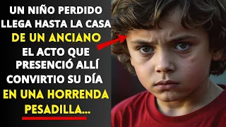 UN NIÑO PERDIDO LLEGA HASTA LA CASA DE UN ANCIANO, LO QUE PRESENCIÓ ALLÍ...(HISTORIA CONMOVEDORA)