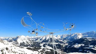 [5K] Skiing Leysin, Blue Route Top to Bottom, Vaud Switzerland, GoPro HERO9 Hypersmooth-3.0 GPS