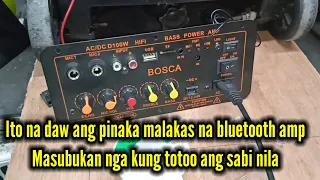 D 100W Bluetooth amplifier Review and testing || pang malakasan daw na sounds