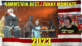 RAMMSTEIN BEST / FUNNY MOMENTS 2023 - REACTION