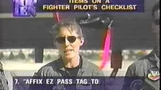 Nellis Weapons School pilots on Letterman