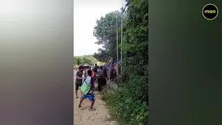 Mizoram residents share unprecedented images of border clashes with Assam