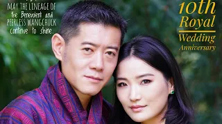 10th Royal Wedding Anniversary of their Majesties Bhutan.|Fairytale weeding.|Bhutan King and Queen.|