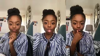 [1/2] Skai Jackson | Instagram Live Stream | 16 July 2017 | Answer Fan Questions