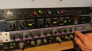3 Exciters in Action. BBE Sonic Maximizer 422A * APHEX 104 * SPL SX2