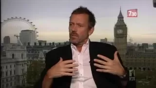 NewsOnABC is talking to Hugh Laurie