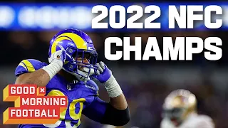 Reacting to Rams Advancing to Super Bowl LVI | Good Morning Football