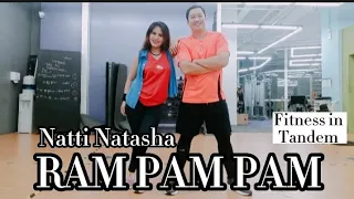 RAM PAM PAM By Natti Natasha x Becky G / Zumba / Cumbiaton / Fitness in Tandem / Allan & Essiel