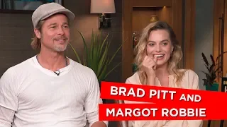 'It's uncomfortable at the urinal' Margot Robbie and Brad Pitt talk awkward fan encounters