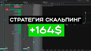 +164$ ПО СТРАТЕГИИ НА ПРОБОЙ УРОВНЯ ! Скальпинг криптовалют ! Обучение трейдингу !