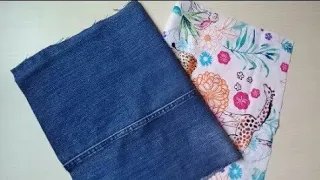 Sew it in 10 minutes and sell 💥Unbelievable transformation with two pieces of fabric and jeans 💟