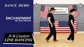 ENCHANTMENT - Line Dance Demo & Walk Through