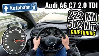 222 KM Audi A6 2.0 TDI Ultra - Ponad 250 km/h? V-max po Chipie.