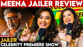 "முத்து"ன்னு பேர் வெச்சாலே படம் HIT 🤣: Meena Funny Speech at Jailer Premiere Show | Rajini, Nelson