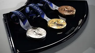 Tokyo unveils Olympic podium, medal tray and music with 50 days to go