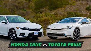 2023 Toyota Prius vs 2023 Honda Civic – The Small Car Champs ?!