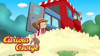 Popcorn Everywhere! 🐵 Curious George 🐵 Kids Cartoon 🐵 Kids Movies