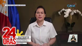 KASUHAN NINYO AKO NG MURDER DITO SA PILIPINAS— VP Duterte | 24 Oras