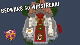Reaching 50 Winstreak in Ranked Bedwars [Blockman Go]