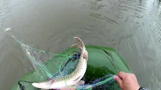 Рыбалка на карася и щуку сетью.