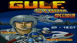 Gulf Storm Arcade Speedrun - 2P - 15:07 WR [247/3116]