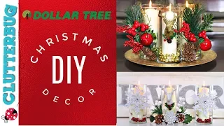 DIY Dollar Tree Christmas Decor Ideas - Easy Centerpiece