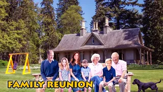 Catherine and William with Three Children REUNITED King Charles at Their Private House in Balmoral