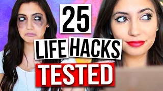 25 Beauty Life Hacks EVERY Girl Should Know!? TESTED!