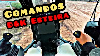 Comandos trator de Esteira (D6K) aprenda a operar 🚜