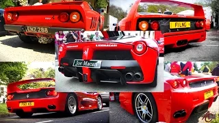 LaFerrari v. Enzo v. F50 v. F40 v. 288 GTO- Sounds comparison!