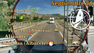 De la Mancha al mediterráneo - Viajar en autocaravana - (Mora, Jaén, Cazorla, Alicante y Almansa)
