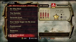 Guitar Hero Warriors of Rock (song list) - Microsoft Xbox 360 - VGDB