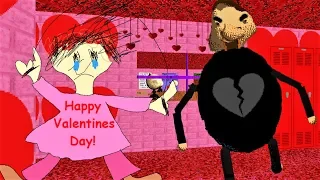 WHO BROKE PLAYTIME'S HEART ON VALENTINES DAY?! | Baldi's Basics MOD: Baldi's Valentine