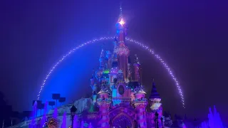 [4K] NEW VERSION Disney D-Light (with drones) - Disneyland Paris 2022